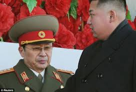 Kim Jong Un with uncle