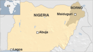 Maiduguri, nigeria map