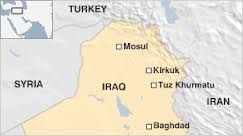 Tuz Khurmatou iraq map