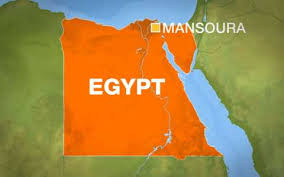 egypt map mansoura