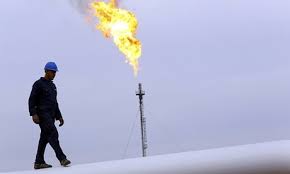 gas flare, Iraq