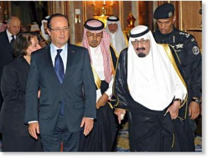 hollande  saudi king abdullah