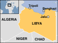 libya map