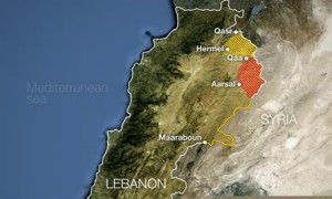 map lebanon arsal
