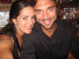 Monica Spear with husband