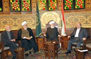 Qabbani with Hezbollah delegation