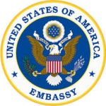 US embassy sign