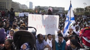 african migrants protest in tel aviv  2