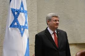 harper in israel knesset