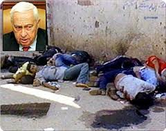 sharon, sabra shaltila massacre