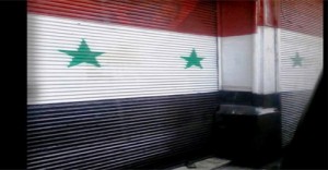store fronts - syrian flag