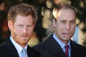 William and Harry ...The heir and spare