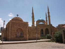 lebanon church mosque side by side