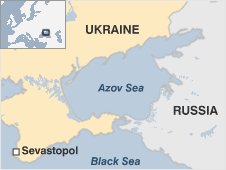 Sevastopol, map