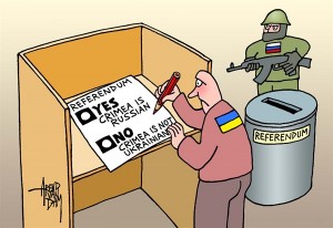 crimea polling stattion cartoon