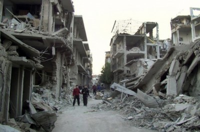 homs syria destruction