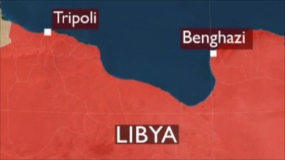 Fighting In Benghazi Libya Leaves 36 Dead Ya Libnan   Libya Map Benghazi 400x225 