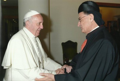 pope francis and patriarch Rai
