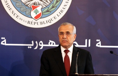Former Lebanese president Michel Suleiman 