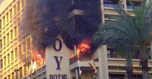 Duroy hotel -Explosion