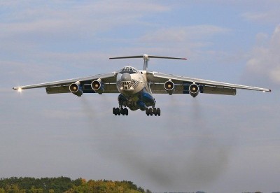 Ilyushin-76 military transport plane