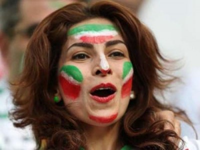 Iranian sports fan