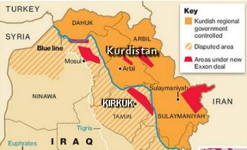 Iraq Kirkuk map