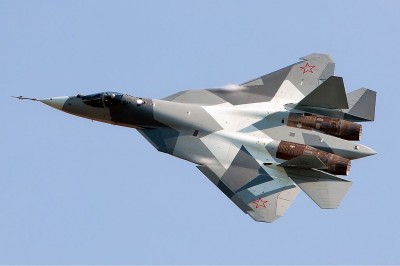 Sukhoi  fighter jet T-50, Russia's latest technology  which  started flying 4 years ago.  The Indian air force reportedly purchased several of these planes  but hates them .  Indian air force officials were allegedly  quoted as saying  " the Sukhoi-made stealth jet is too expensive, poorly engineered and powered by old and unreliable engines."