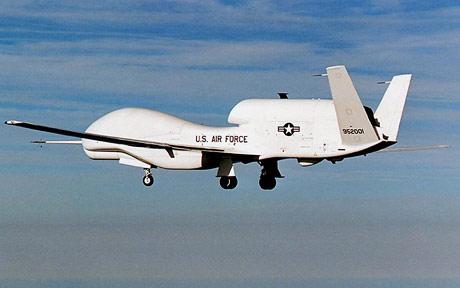 US drone armed