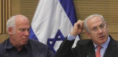 Housing Minister Uri Ariel (L) told Israel Radio that tenders had been issued for constructing the housing units following the inauguration of what he termed a Palestinian "terrorist government".