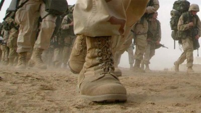 american boots  in Iraq