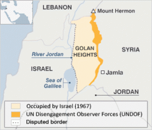 golan map