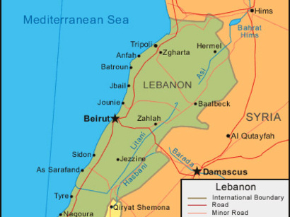 lebanon map 2