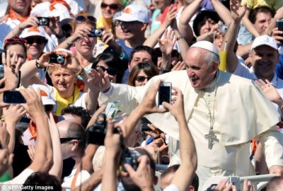Pope Francis said he no longer wants to use a bullet-proof Popemobile as it is a 'sardine can' which keeps him away from the people, claiming that 'at my age I don't have much to lose'
