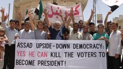 syria upside down democracy