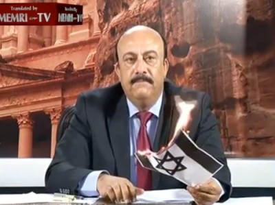 Jordan TV Host Burns Israeli Flag Live On Air – Ya Libnan