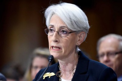U.S. State Department Under Secretary For Political Affairs Wendy Sherman testifies before the Senate Foreign Relations Committee on Capitol Hill in Washington, Tuesday, July 29, 2014, on the P5 + 1 negotiations with Iran. AP