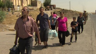 christians flee Mousul iraq