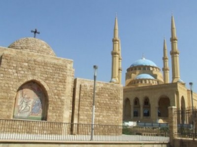 church mosque beirut