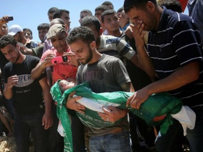 gaza- palestinian child killed