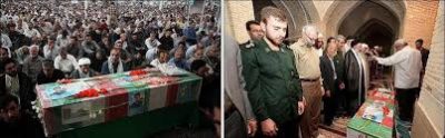 Funeral of An Iranian pilot has been killed while fighting in Iraq, in what is thought to be the first military casualty that Tehran officially acknowledged during battles against Sunni fighters led by the Islamic State group. Iran's official IRNA news agency said on Saturday that Colonel Shoja'at Alamdari Mourjani was killed while "defending" the Shia Muslim holy sites in the city of Samarra, north of Baghdad. Al Jazeera's Imran Khan, reporting from Baghdad, said there were no reports of a plane being shot down in Iraq and the pilot probably died while fighting on the ground.   The death comes after Iran's declaration that it will provide its next-door neighbour with whatever it needs to counter the Sunni armed fighters who are laying siege to the Shia-led government of Nouri al-Maliki. Samarra is home to the Shia Al-Askari shrine, which the Islamic State has vowed to destroy. It was bombed by al-Qaeda in February 2006, sparking a Sunni-Shia sectarian war that killed tens of thousands. The reports of the pilot's death came as Iranian officials insist their assistance is not in the form of troops, but rather of weapons and equipment if Iraq asks for them. Funeral of Alamdari Mvrjany   Funeral of Iranian pilot Colonel Shoja'at Alamdari Mourjani was killed while "defending" the Shia Muslim holy sites in the city of Samarra, north of Baghdad. Iranian President Hassan Rouhani vowed last month that Iran, which is predominantly Shia, would protect Shia holy sites in Iraq, including in Samarra. Our correspondent said that Iran has been keeping its role in fighting Sunni rebels in Iraq a "secret" because they are "very worried" about escalation of the conflict. But the protection of the Shia shrines "is absolutely key" to Iran's interest in Iraq.  Earlier in the week, the Iraqi defence ministry said it had taken delivery of five Sukhoi Su-25 warplanes and released video footage of them being unloaded from a cargo plane. The London-based International Institute for Strategic Studies said the jets came from Iran. Reports of the Iranian pilot's death also comes as Sunni fighters claimed to have demolished Shia shrines and mosques in northern Iraq.