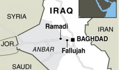 iraq map ramadi