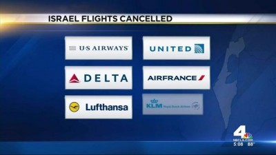 israel flights canceled