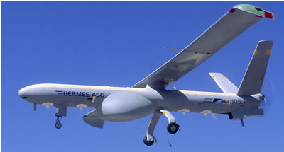 HERMES 450 Israel drone