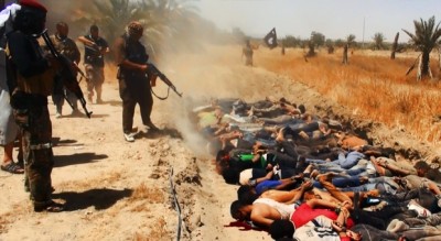 Mass executions by Islamic State in Iraq.