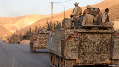 The Lebanese army sent reinforcements to Arsal, where Sunni Muslim support for the uprising across the border in Syria is strong