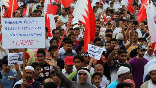 bahrain protests naturalization