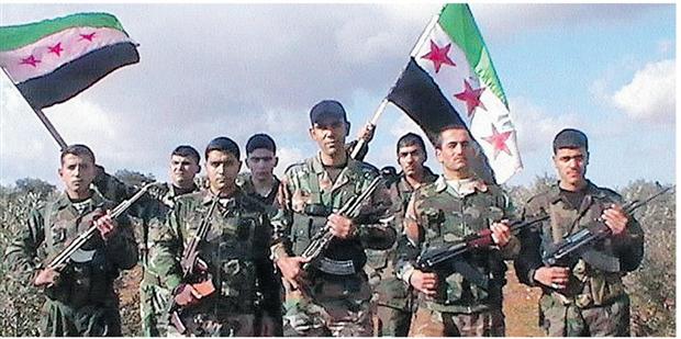 free Syrian army members