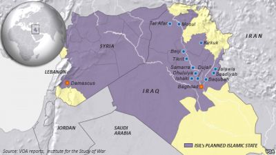 islamic state map