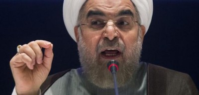 Iran's President Hassan Rouhani replies to a question during a news conference on the sidelines of the 69th United Nations General Assembly at United Nations Headquarters in New York September 26, 2014. CREDIT: REUTERS/ADREES LATIF